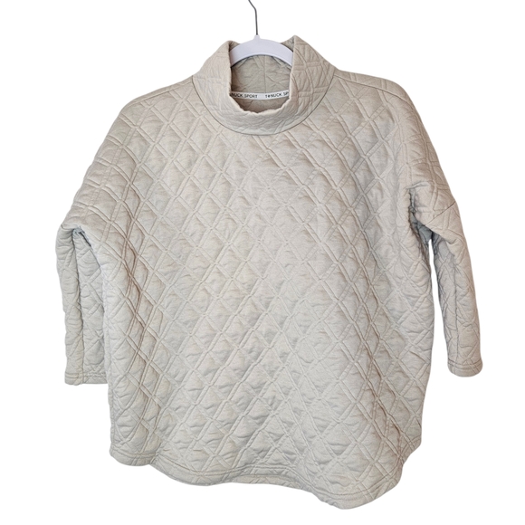 Tuckernuck Tnuck Sport Funnel Ally Swing Sweatshirt Quilted Pullover Size XS/S - Picture 4 of 11